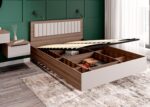 Кровать «Роза» Бежевая 160 см — изображение 4