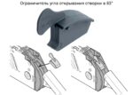 Ограничитель угла открывания 83 градуса