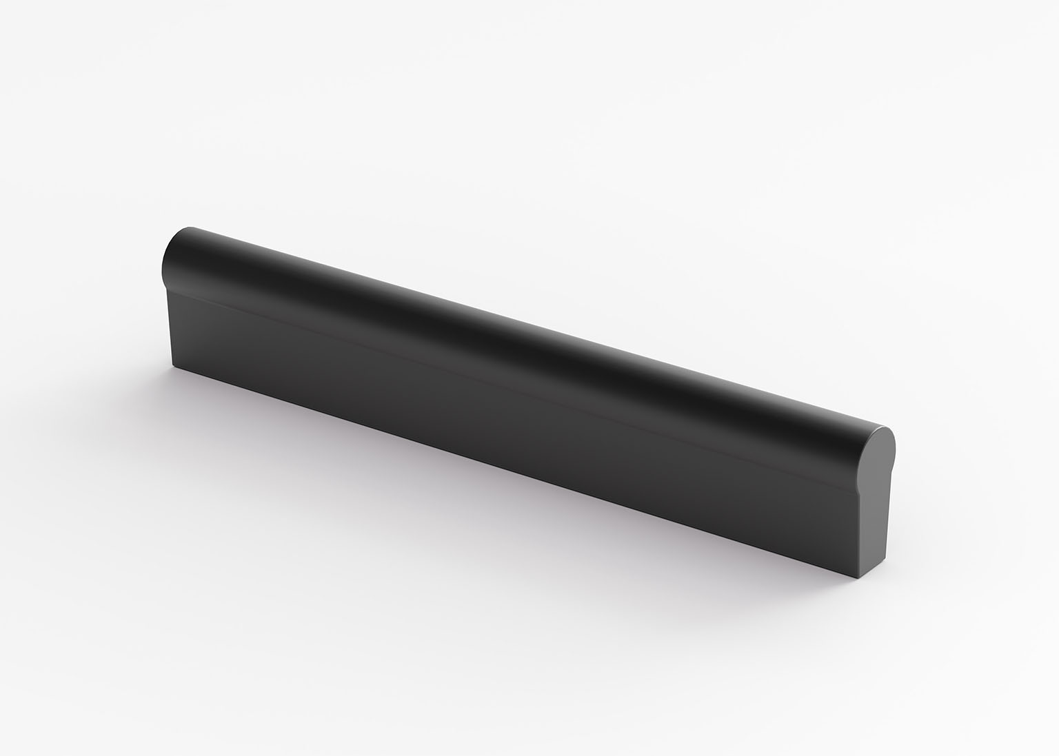 ruchka-skoba-s-24-chyornyj-matovyj-128-mm-plastik Ручка-скоба С 24 Чёрный матовый 128 мм — изображение 1