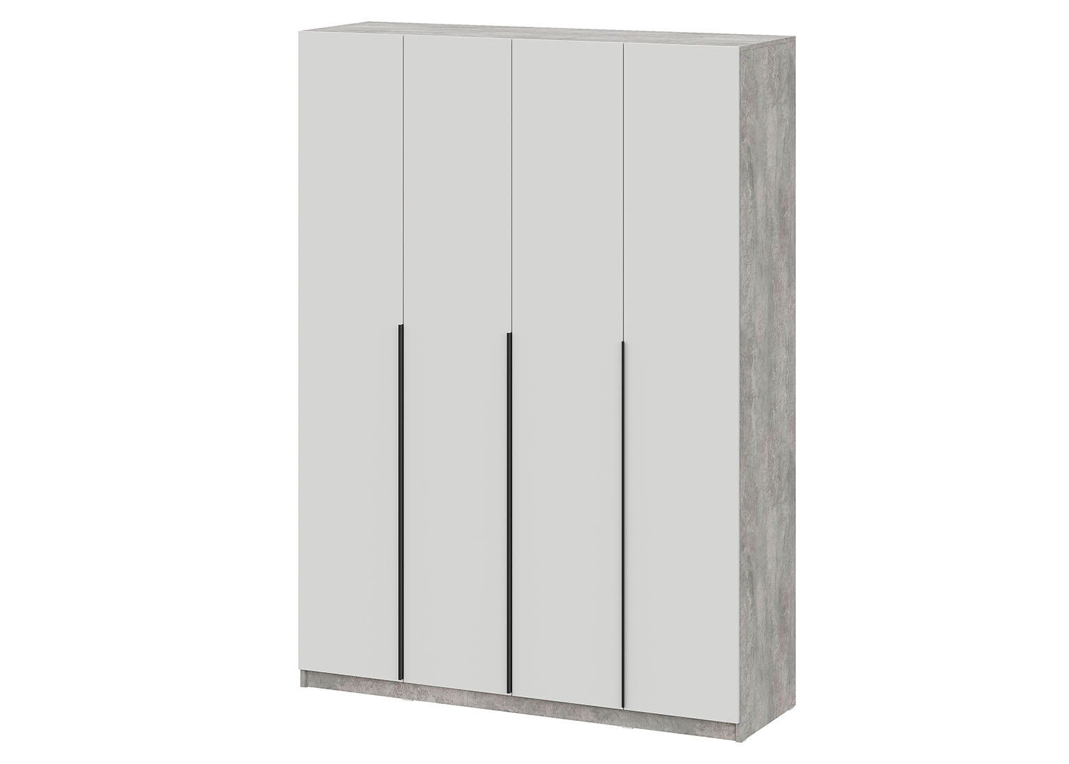 shkaf-raspashnoj-shk-5-1600-czement-svetlyj-belyj-sv-mebel Шкаф распашной «ШК 5» Цемент светлый 160 см — изображение 1