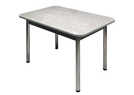 Стол кухонный Премьер Металл Хром № 4 / Бетао 120х80 см